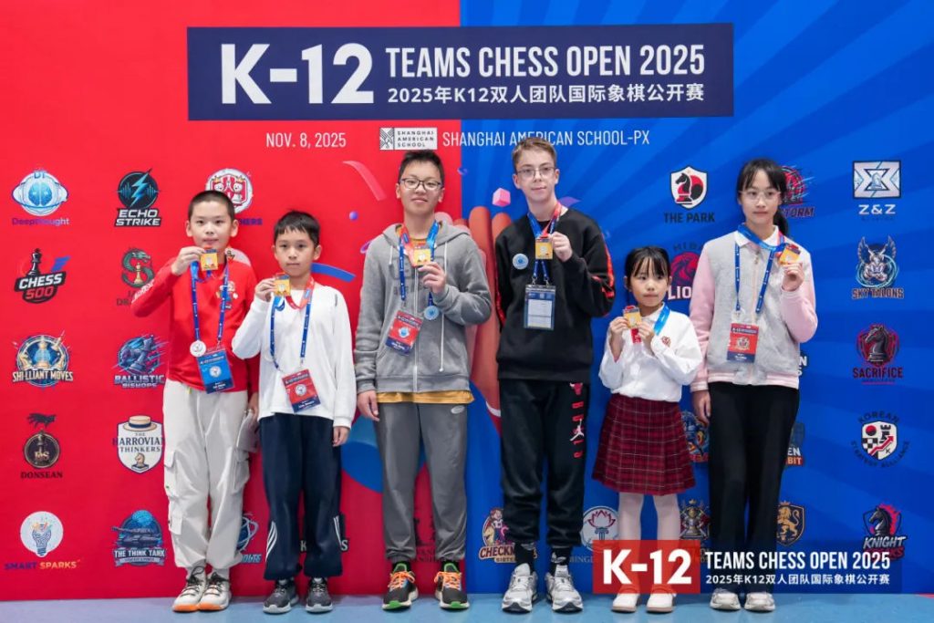 K12 Teams｜2025年K12双人团队国际象棋公开赛完赛纪录及名次公示